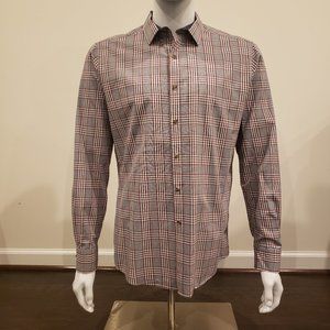 Bar III Men Slim Fit Dress Shirt L